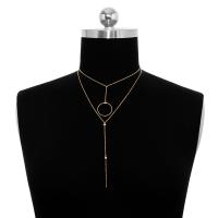 Zinc Alloy Necklace, with iron chain & Copper Coated Plastic, with 2.7inch extender chain, plated, 2 pieces & for woman Approx 13.7 Inch, Approx 19.6 Inch 