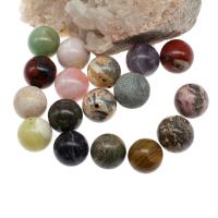 Mixed Gemstone Beads, Round, no hole 