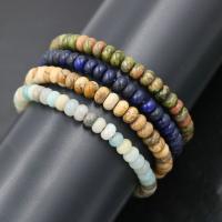 Gemstone Bracelets, Natural Stone, Abacus, Adjustable & Unisex Approx 7.09 Inch 