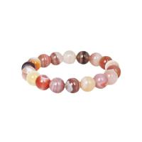 Persian Gulf Agate Bracelet, Round, vintage & Unisex & radiation protection, pink Approx 7.09 Inch 
