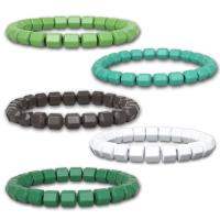 Bracelets magnétiques, Hématite, hexagone, unisexe & protection contre les radiations, plus de couleurs à choisir Environ 7.09 pouce, Vendu par PC