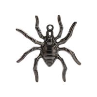 Zinc Alloy Enamel Pendants, Spider, plated 