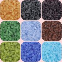 Silverlined S.H.Rainbow Glass Seed Beads, Glass Beads, Square, DIY 4mm, Approx 
