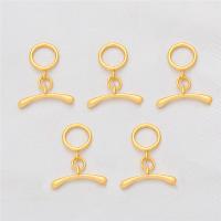 Brass Toggle Clasp, gold color plated, DIY golden 
