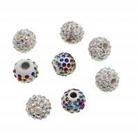 Strass Ton befestigte Perlen, rund, DIY, keine, 17mm, verkauft von PC
