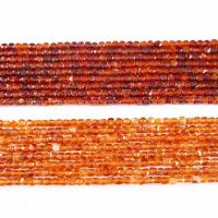 Granat Naturperlen, Würfel, poliert, DIY & facettierte, keine, 4mm, Länge:14.96 ZollInch, verkauft von Strang