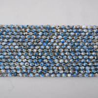Abalorio de piedra de jaspe, Azurita, con Seedbead, Linterna China, pulido, Bricolaje & diverso tamaño para la opción & facetas, azul, longitud:14.96 Inch, Vendido por Sarta