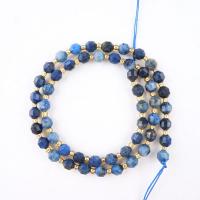Sodalite Beads, with Seedbead, Lantern, polished, DIY & faceted, blue, 6-10mm .96 Inch 