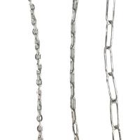Stainless Steel Oval Chain, 304 Stainless Steel, plated 