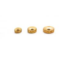 Brass Spacer Beads, gold color plated, DIY golden, 8-12mm 