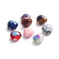 Gesprenkelte Porzellan Perlen, DIY, keine, 16x15mm, 10PCs/Tasche, verkauft von Tasche