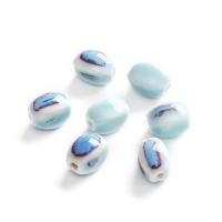 Gesprenkelte Porzellan Perlen, DIY, keine, 13x10mm, 10PCs/Tasche, verkauft von Tasche