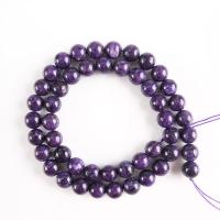 Natürliche Charoit Perlen, rund, poliert, DIY & verschiedene Stile für Wahl, violett, 8mm, Länge:14.96 ZollInch, verkauft von Strang