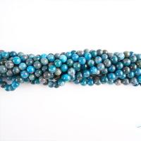 Apatite perles nature, Apatites, Rond, poli, DIY & normes différentes pour le choix, 6-10mm .96 pouce, Vendu par brin