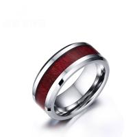 Tungsten Steel Finger Ring, fashion jewelry & for man, 8mm 