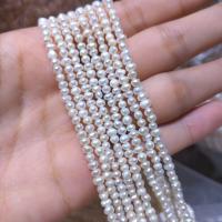 Keshi Cultured Freshwater Pearl Beads, irregular, DIY, white, 2-3mm Approx 15 Inch 