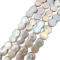 Keishi 培養した淡水の真珠, 天然有核フレッシュウォーターパール, DIY, ホワイト 長さ:約 15 インチ, 売り手 ストランド