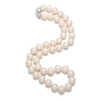 Collier de perles d'eau douce naturelles, perle d'eau douce cultivée, pour femme, plus de couleurs à choisir, 9-10mm Environ 17.72 pouce, Vendu par PC