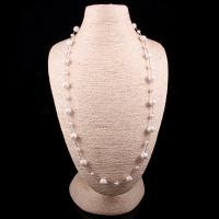 Natural Freshwater Pearl Necklace, for woman 6-12mm Approx 14.96 Inch 