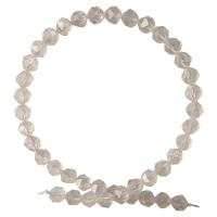 Natural Clear Quartz Beads, Round, Star Cut Faceted & DIY white, 8-10mm .96 Inch 