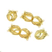 Eisen Ring-Ring Verschluss, goldfarben, 20mm, verkauft von setzen