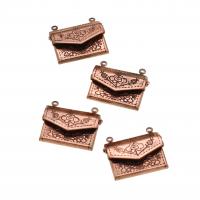 Zinc Alloy Locket Connector, Handbag, rose gold color, 21mm 