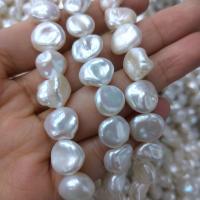 Keshi Cultured Freshwater Pearl Beads, irregular, DIY, white, 10-11mm Approx 15 Inch 