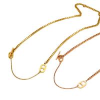 Titanstahl Pullover Halskette, Vakuum-Ionen-Beschichtung, für Frau, keine, 17x10mm, Länge:ca. 19.69 ZollInch, verkauft von PC