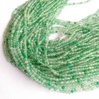 Natürliche grüne Achat Perlen, Edelstein, rund, poliert, DIY & verschiedene Größen vorhanden, 2-10mm, Länge:14.96 ZollInch, verkauft von Strang