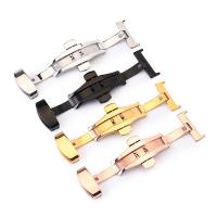 Stainless Steel Watch Band Clasp, 304 Stainless Steel, Vacuum Ion Plating 