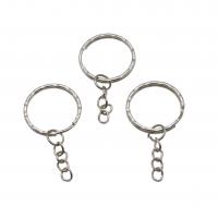 Zinc Alloy Key Clasp Finding, silver color, 32mm 
