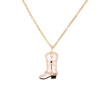 Rhinestone Zinc Alloy Necklace, with ABS Plastic Pearl, with 1.97 extender chain, Shoes, stoving varnish, fashion jewelry & for woman, white .54 Inch 