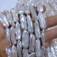 Biwa Cultured Freshwater Pearl Beads, irregular, DIY, white Approx 15 Inch 