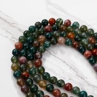 Jade Rainbow Bead, Round, polished, DIY mixed colors, 4-8mm .96 Inch 