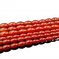 Бусины из натурального Красного Агата, красный агат, Овальная форма, полированный, DIY & разный размер для выбора, разноцветный, 4x6-12mm, длина:14.96 дюймовый, продается Strand