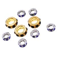 Eisen Spacer Perlen, rund, DIY & mit Strass, keine, 21mm, verkauft von PC