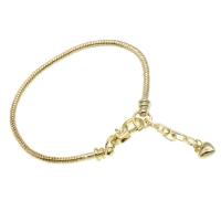 Bracelets En alliage de zinc, pour femme, doré, 101mm, Vendu par PC