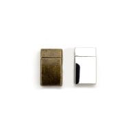 Zinc Alloy Magnetic Clasp, Square, plated, DIY & with magnetic 