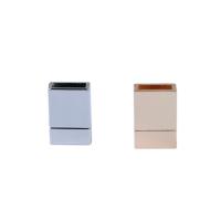 Zinc Alloy Magnetic Clasp, Rectangle, plated, DIY & with magnetic 