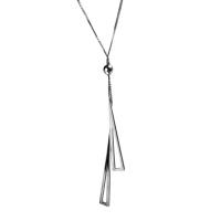 Sterling Silver Jewelry Necklace, 925 Sterling Silver, platinum color plated, for woman Approx 19.8 Inch 