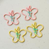 Zinc Alloy Hair Accessories DIY Findings, Butterfly, plated, hollow Approx 
