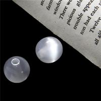 Harz Perlen Schmuck, rund, DIY & verschiedene Größen vorhanden, weiß, 50PCs/Tasche, verkauft von Tasche