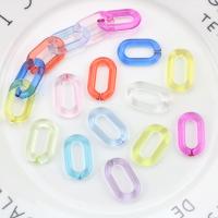 Acrylic Linking Ring, Oval, DIY Approx 