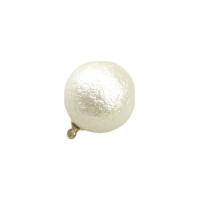 Kunststoff Perlen Anhänger, rund, unisex & verschiedene Größen vorhanden, weiß, ca. 100PCs/Tasche, verkauft von Tasche