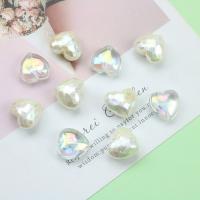 Harz Perlen Schmuck, Herz, Salben, verschiedene Größen vorhanden, keine, ca. 100PCs/Tasche, verkauft von Tasche