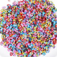 Polymer Clay Jewelry Beads, DIY mixed colors, 4-8mm, Approx 
