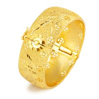 Brass Bangle, for woman, golden, 25mm 