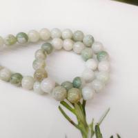 Jadeite Beads, Natural Stone, Round, polished, DIY .96 Inch 