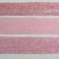Abalorio De Cuarzo Rosa Natural, cuarzo rosado, ábaco, Bricolaje & diverso tamaño para la opción & facetas, Rosado, longitud:14.96 Inch, Vendido por Sarta