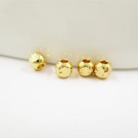 perla de cobre, metal, chapado, Bricolaje, dorado, 3x1.5mm, Vendido por UD